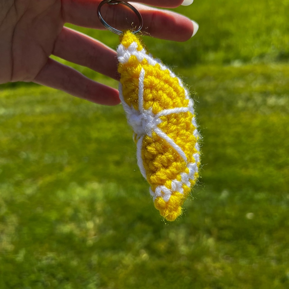 Custom Bundle of 3 Hand Crocheted Lime Keychains - Picture 11 of 16